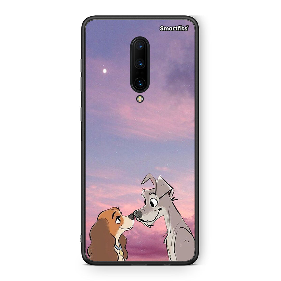 OnePlus 7 Pro Lady And Tramp θήκη από τη Smartfits με σχέδιο στο πίσω μέρος και μαύρο περίβλημα | Smartphone case with colorful back and black bezels by Smartfits