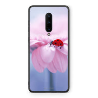 Thumbnail for OnePlus 7 Pro Ladybug Flower θήκη από τη Smartfits με σχέδιο στο πίσω μέρος και μαύρο περίβλημα | Smartphone case with colorful back and black bezels by Smartfits