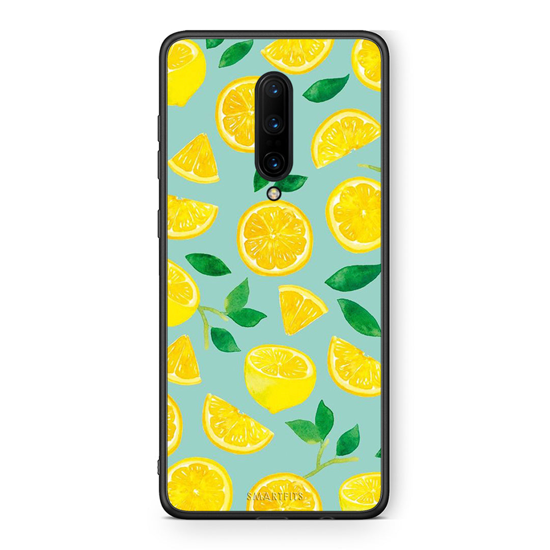 OnePlus 7 Pro Lemons θήκη από τη Smartfits με σχέδιο στο πίσω μέρος και μαύρο περίβλημα | Smartphone case with colorful back and black bezels by Smartfits