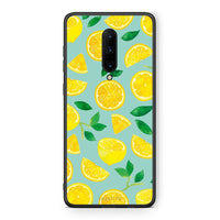 Thumbnail for OnePlus 7 Pro Lemons θήκη από τη Smartfits με σχέδιο στο πίσω μέρος και μαύρο περίβλημα | Smartphone case with colorful back and black bezels by Smartfits