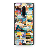 Thumbnail for OnePlus 7 Pro Live To Travel θήκη από τη Smartfits με σχέδιο στο πίσω μέρος και μαύρο περίβλημα | Smartphone case with colorful back and black bezels by Smartfits