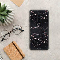 Thumbnail for Marble Black Rosegold - OnePlus 7 Pro θήκη
