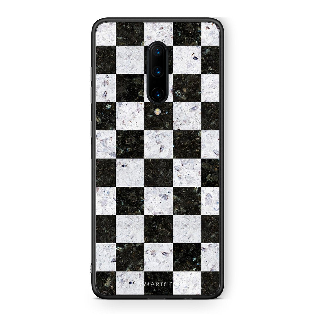 4 - OnePlus 7 Pro Square Geometric Marble case, cover, bumper