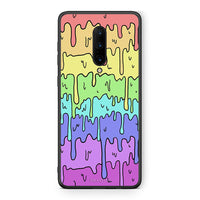 Thumbnail for OnePlus 7 Pro Melting Rainbow θήκη από τη Smartfits με σχέδιο στο πίσω μέρος και μαύρο περίβλημα | Smartphone case with colorful back and black bezels by Smartfits