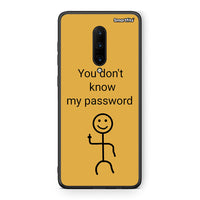 Thumbnail for OnePlus 7 Pro My Password Θήκη από τη Smartfits με σχέδιο στο πίσω μέρος και μαύρο περίβλημα | Smartphone case with colorful back and black bezels by Smartfits