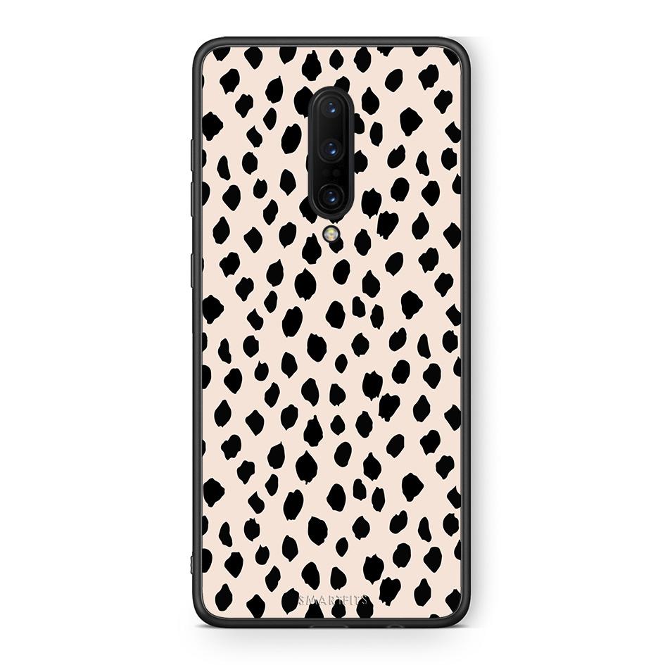 OnePlus 7 Pro New Polka Dots θήκη από τη Smartfits με σχέδιο στο πίσω μέρος και μαύρο περίβλημα | Smartphone case with colorful back and black bezels by Smartfits