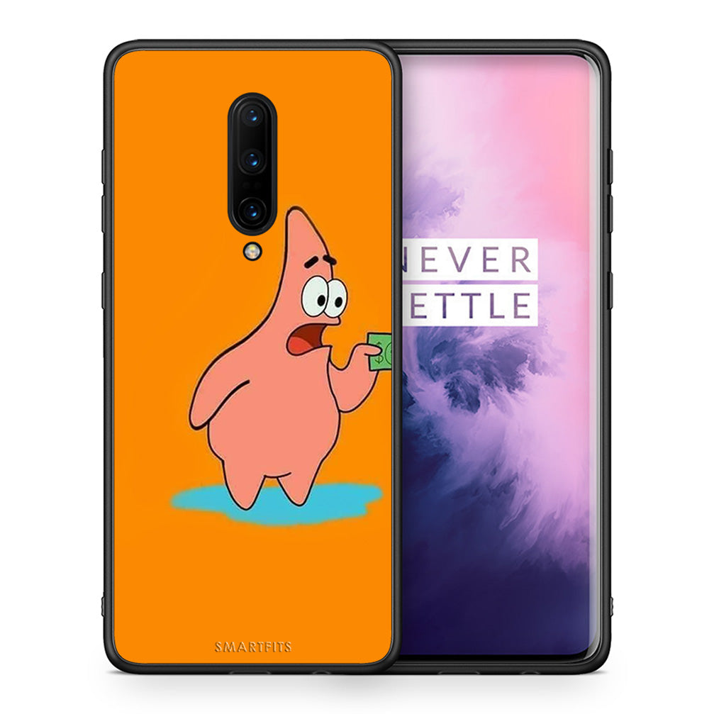 Θήκη Αγίου Βαλεντίνου OnePlus 7 Pro No Money 1 από τη Smartfits με σχέδιο στο πίσω μέρος και μαύρο περίβλημα | OnePlus 7 Pro No Money 1 case with colorful back and black bezels