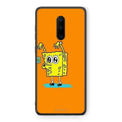 OnePlus 7 Pro No Money 2 Θήκη Αγίου Βαλεντίνου από τη Smartfits με σχέδιο στο πίσω μέρος και μαύρο περίβλημα | Smartphone case with colorful back and black bezels by Smartfits