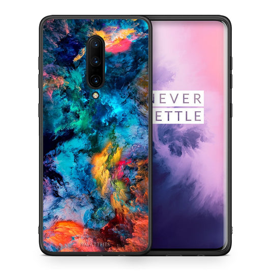 Θήκη OnePlus 7 Pro Crayola Paint από τη Smartfits με σχέδιο στο πίσω μέρος και μαύρο περίβλημα | OnePlus 7 Pro Crayola Paint case with colorful back and black bezels