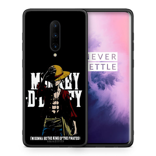 Θήκη OnePlus 7 Pro Pirate King από τη Smartfits με σχέδιο στο πίσω μέρος και μαύρο περίβλημα | OnePlus 7 Pro Pirate King case with colorful back and black bezels