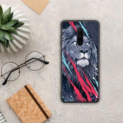 PopArt Lion Designer - OnePlus 7 Pro θήκη