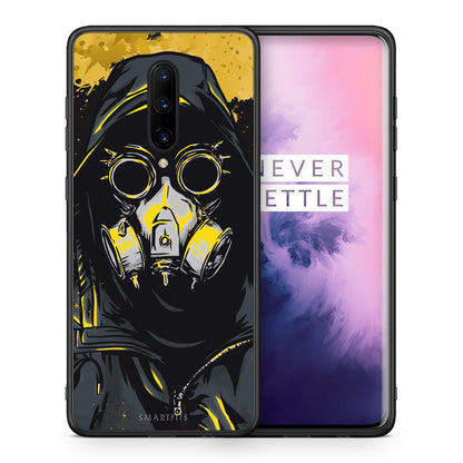Θήκη OnePlus 7 Pro Mask PopArt από τη Smartfits με σχέδιο στο πίσω μέρος και μαύρο περίβλημα | OnePlus 7 Pro Mask PopArt case with colorful back and black bezels