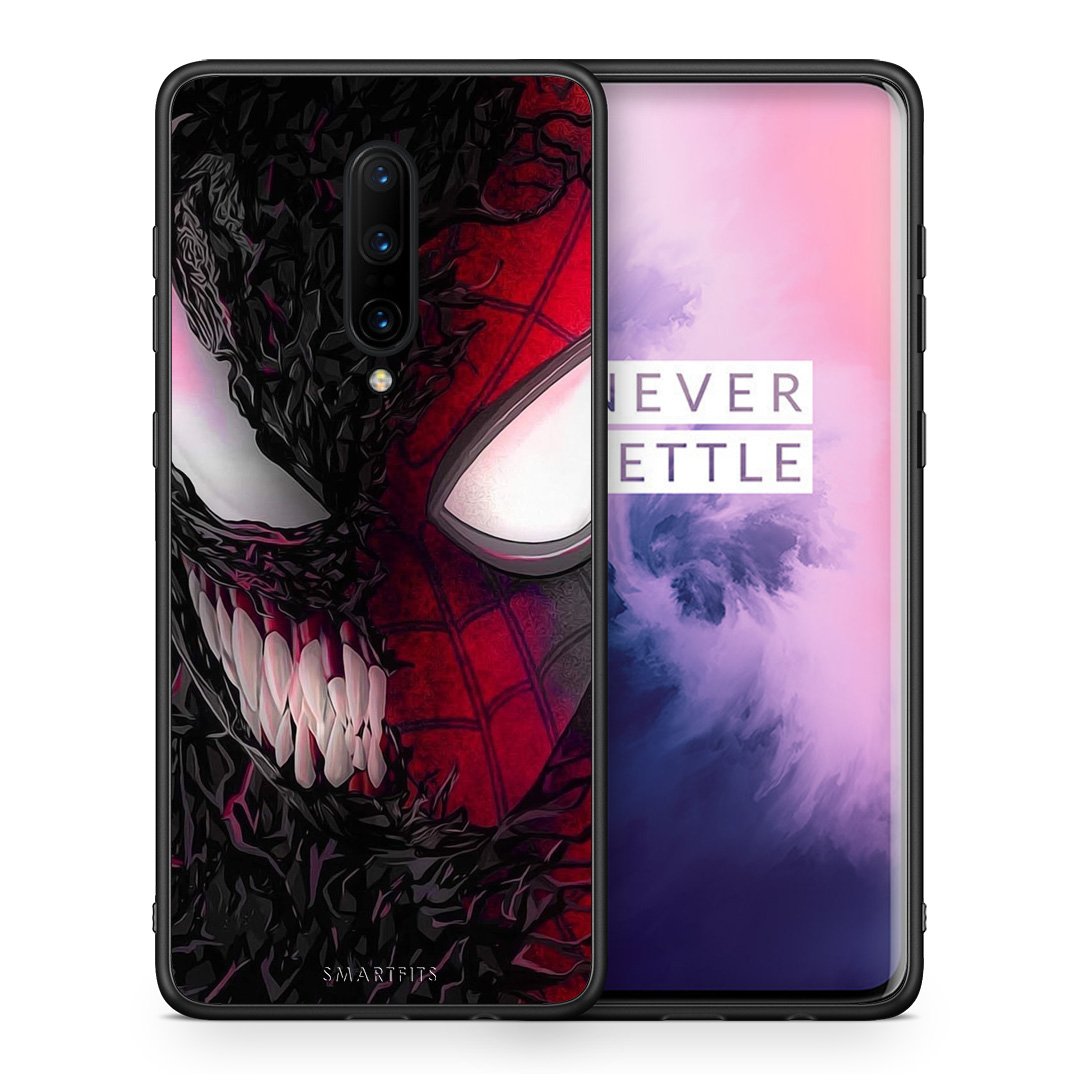 Θήκη OnePlus 7 Pro SpiderVenom PopArt από τη Smartfits με σχέδιο στο πίσω μέρος και μαύρο περίβλημα | OnePlus 7 Pro SpiderVenom PopArt case with colorful back and black bezels