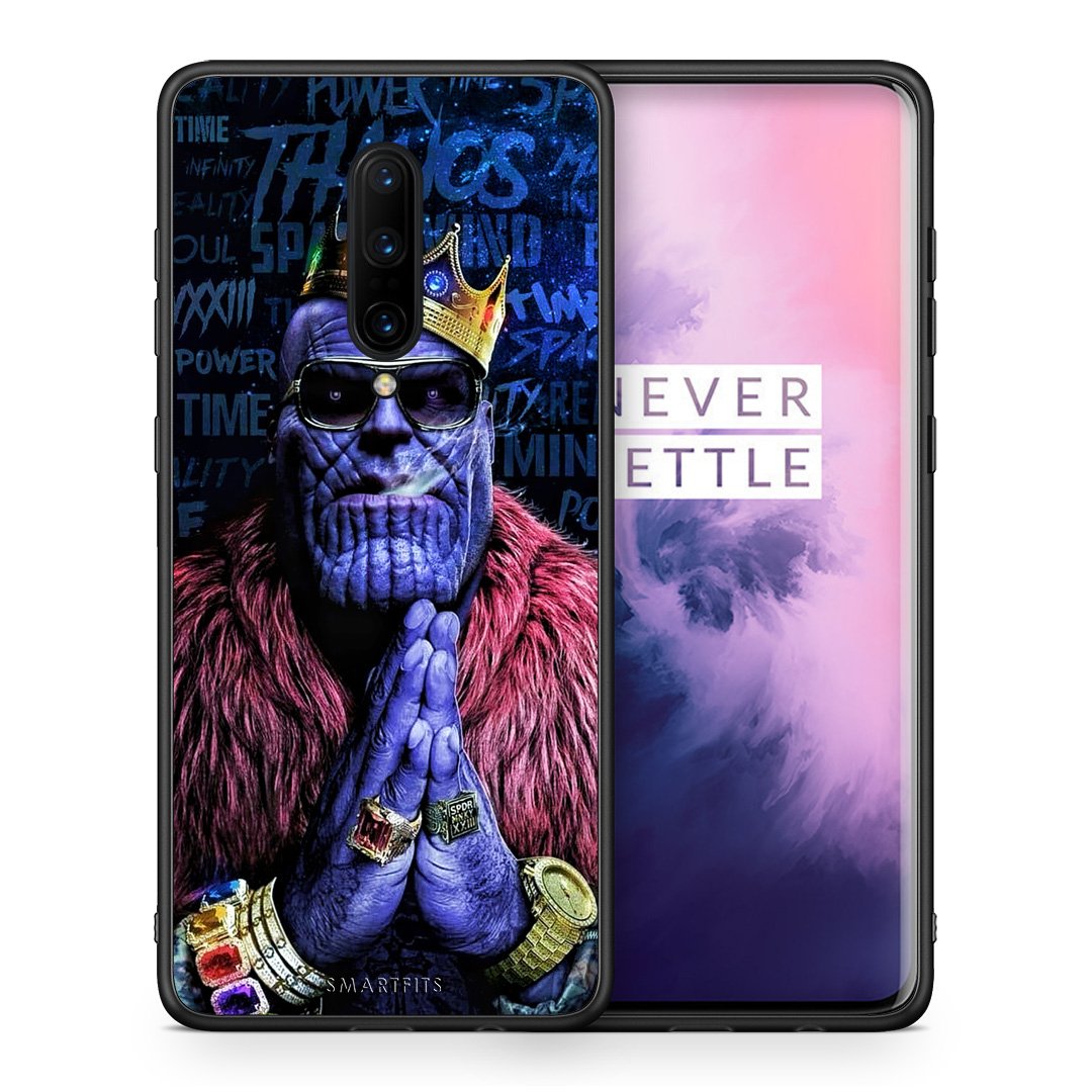 Θήκη OnePlus 7 Pro Thanos PopArt από τη Smartfits με σχέδιο στο πίσω μέρος και μαύρο περίβλημα | OnePlus 7 Pro Thanos PopArt case with colorful back and black bezels