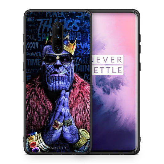 Θήκη OnePlus 7 Pro Thanos PopArt από τη Smartfits με σχέδιο στο πίσω μέρος και μαύρο περίβλημα | OnePlus 7 Pro Thanos PopArt case with colorful back and black bezels