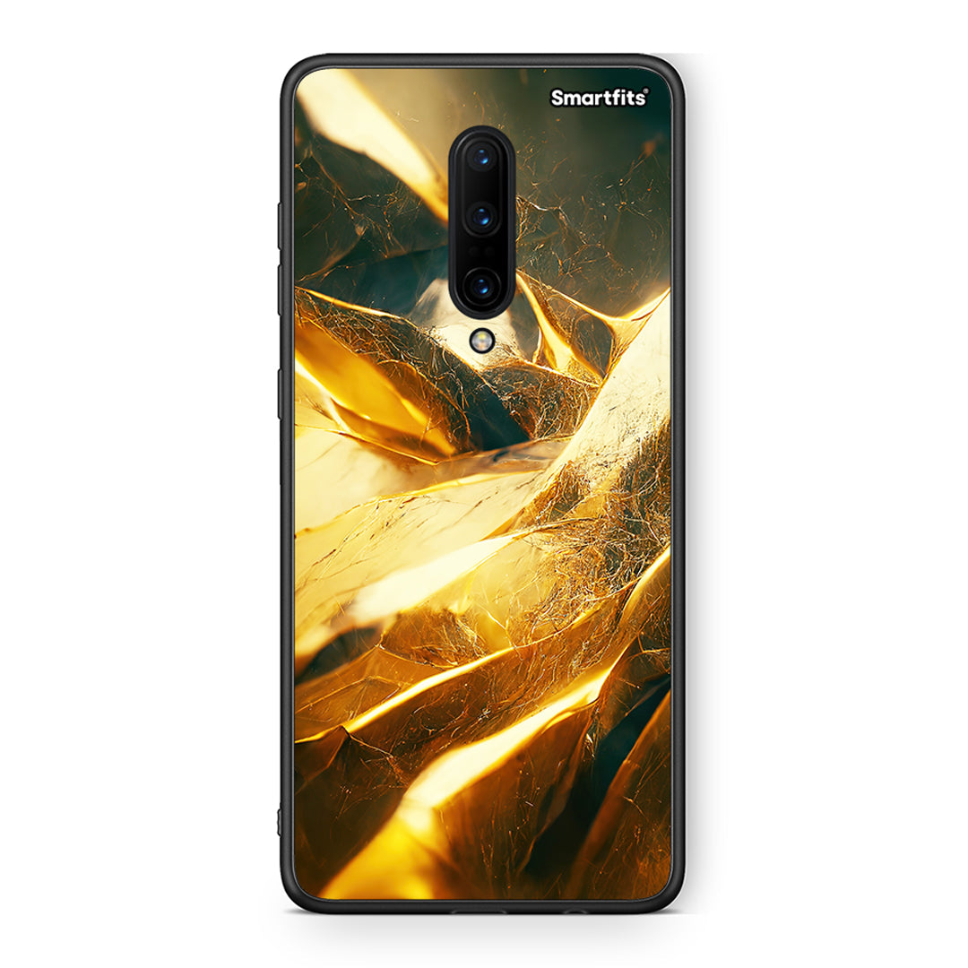 OnePlus 7 Pro Real Gold θήκη από τη Smartfits με σχέδιο στο πίσω μέρος και μαύρο περίβλημα | Smartphone case with colorful back and black bezels by Smartfits