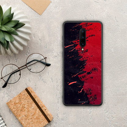 Red Paint - OnePlus 7 Pro θήκη