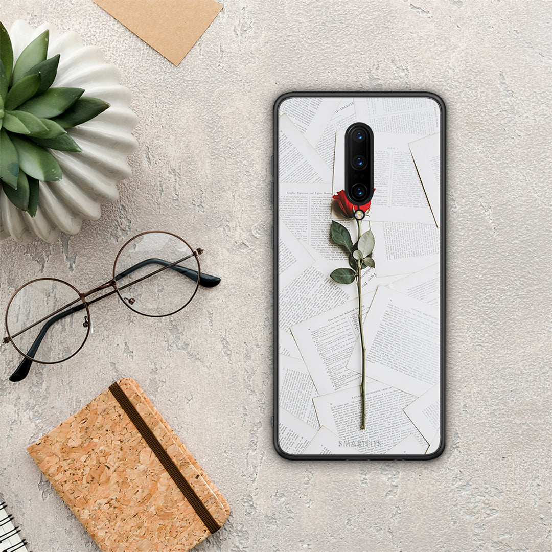 Red Rose - OnePlus 7 Pro θήκη