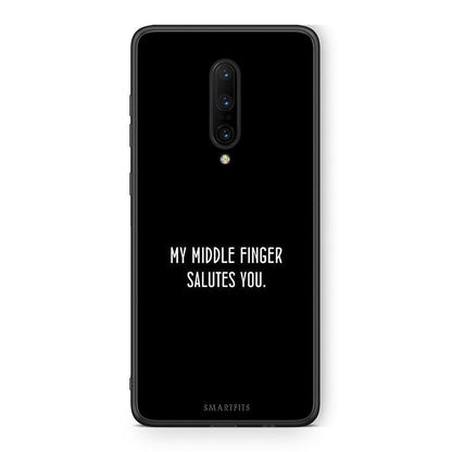 OnePlus 7 Pro Salute θήκη από τη Smartfits με σχέδιο στο πίσω μέρος και μαύρο περίβλημα | Smartphone case with colorful back and black bezels by Smartfits
