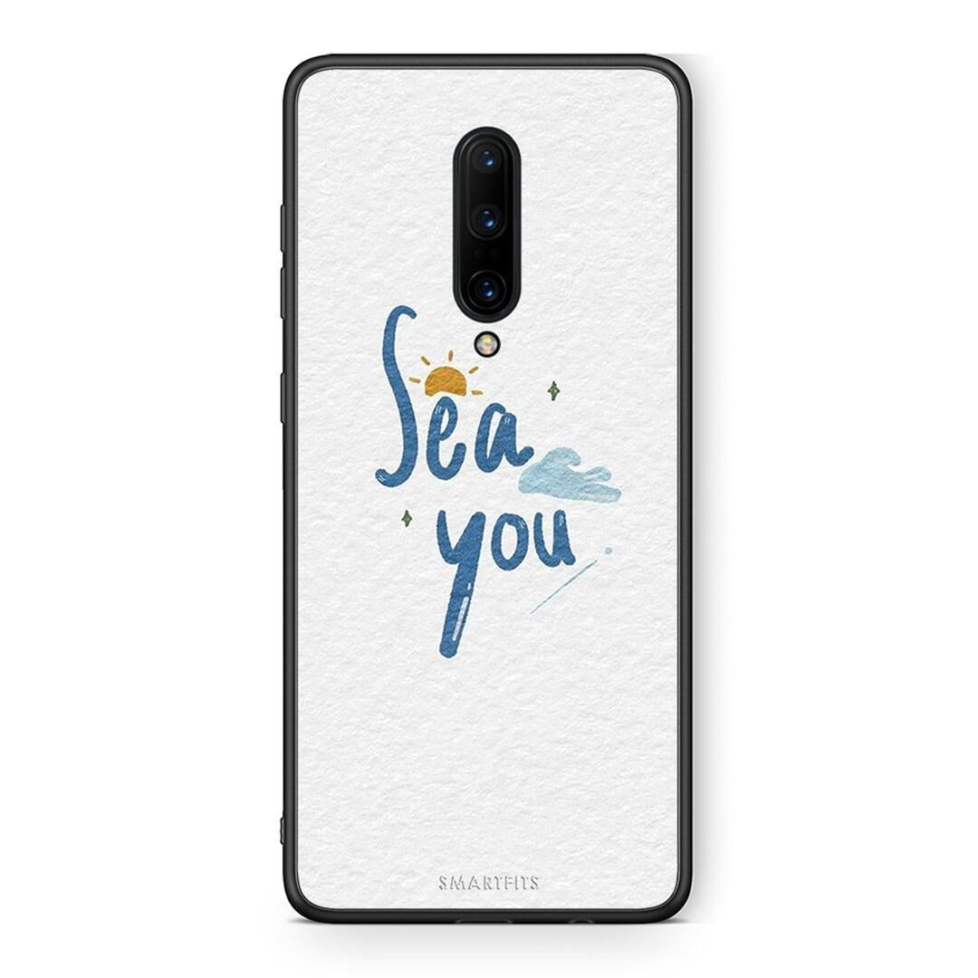 OnePlus 7 Pro Sea You Θήκη από τη Smartfits με σχέδιο στο πίσω μέρος και μαύρο περίβλημα | Smartphone case with colorful back and black bezels by Smartfits