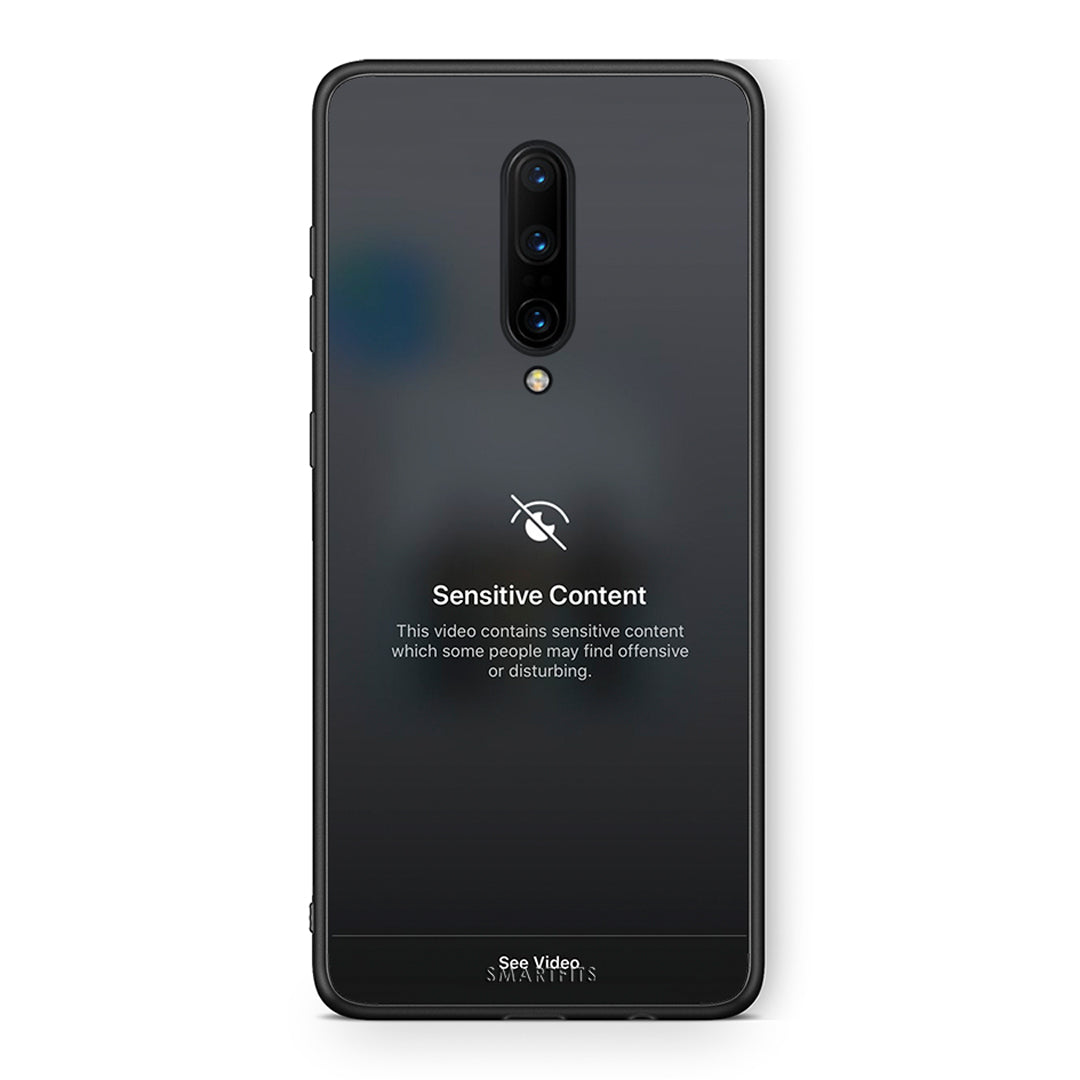 OnePlus 7 Pro Sensitive Content θήκη από τη Smartfits με σχέδιο στο πίσω μέρος και μαύρο περίβλημα | Smartphone case with colorful back and black bezels by Smartfits
