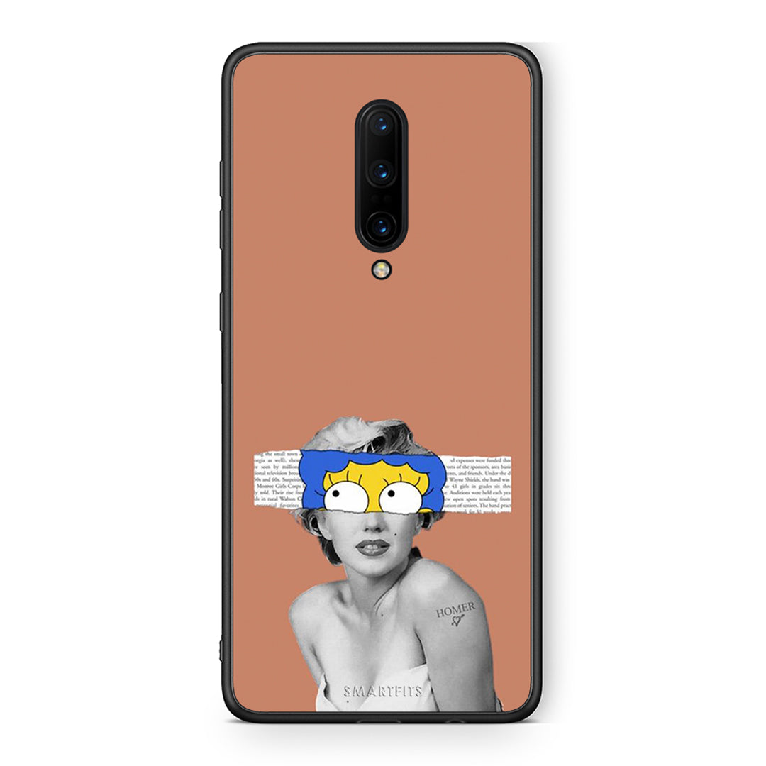 OnePlus 7 Pro Sim Merilyn θήκη από τη Smartfits με σχέδιο στο πίσω μέρος και μαύρο περίβλημα | Smartphone case with colorful back and black bezels by Smartfits
