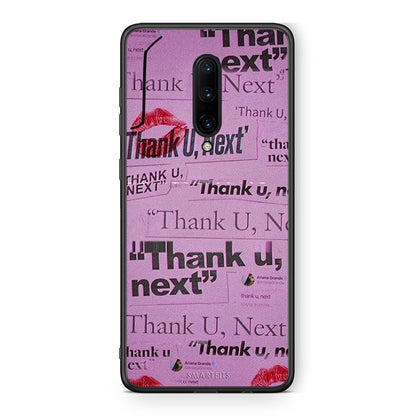 OnePlus 7 Pro Thank You Next Θήκη Αγίου Βαλεντίνου από τη Smartfits με σχέδιο στο πίσω μέρος και μαύρο περίβλημα | Smartphone case with colorful back and black bezels by Smartfits