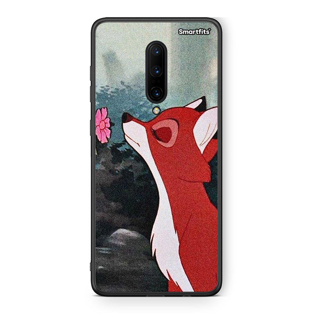 OnePlus 7 Pro Tod And Vixey Love 2 θήκη από τη Smartfits με σχέδιο στο πίσω μέρος και μαύρο περίβλημα | Smartphone case with colorful back and black bezels by Smartfits
