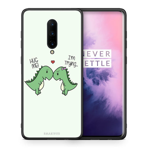Θήκη OnePlus 7 Pro Rex Valentine από τη Smartfits με σχέδιο στο πίσω μέρος και μαύρο περίβλημα | OnePlus 7 Pro Rex Valentine case with colorful back and black bezels
