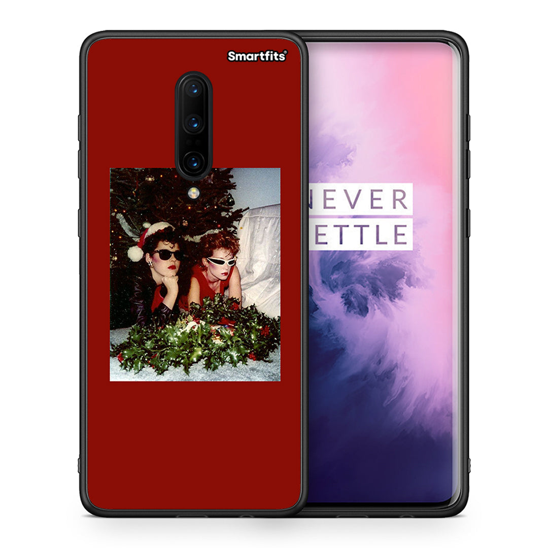 Θήκη OnePlus 7 Pro Waiting For Xmas από τη Smartfits με σχέδιο στο πίσω μέρος και μαύρο περίβλημα | OnePlus 7 Pro Waiting For Xmas case with colorful back and black bezels