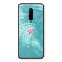Thumbnail for OnePlus 7 Pro Water Flower Θήκη από τη Smartfits με σχέδιο στο πίσω μέρος και μαύρο περίβλημα | Smartphone case with colorful back and black bezels by Smartfits