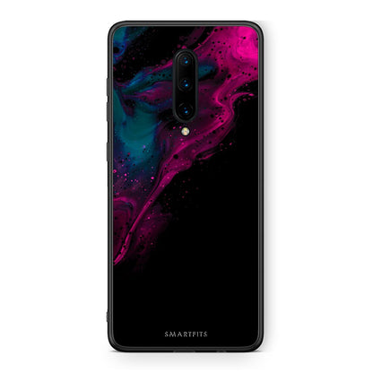4 - OnePlus 7 Pro Pink Black Watercolor case, cover, bumper