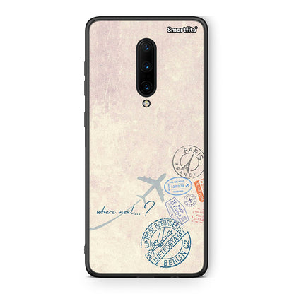 OnePlus 7 Pro Where Next Θήκη από τη Smartfits με σχέδιο στο πίσω μέρος και μαύρο περίβλημα | Smartphone case with colorful back and black bezels by Smartfits