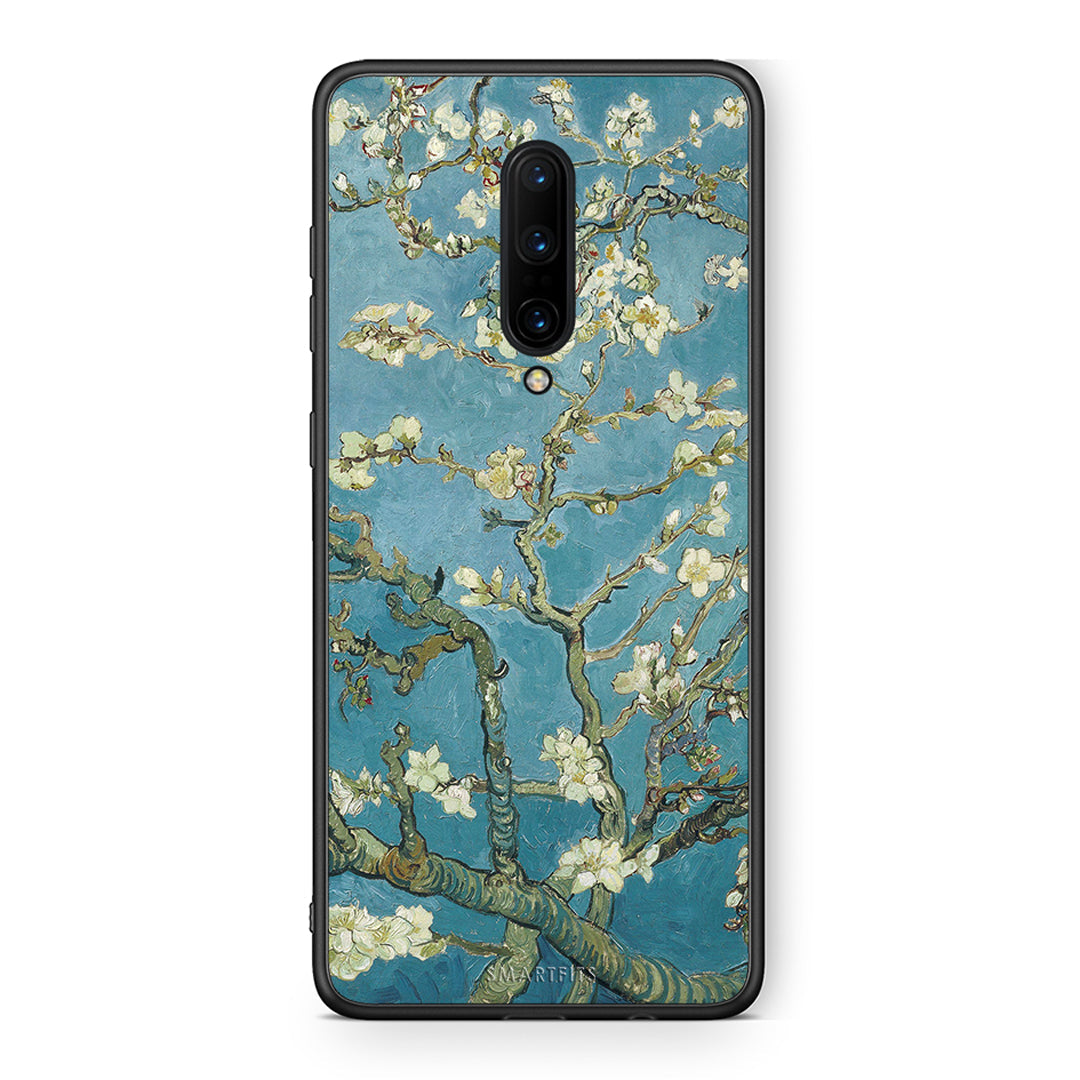 OnePlus 7 Pro White Blossoms θήκη από τη Smartfits με σχέδιο στο πίσω μέρος και μαύρο περίβλημα | Smartphone case with colorful back and black bezels by Smartfits