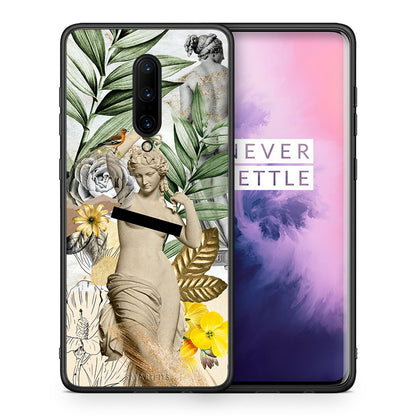 Θήκη OnePlus 7 Pro Woman Statue από τη Smartfits με σχέδιο στο πίσω μέρος και μαύρο περίβλημα | OnePlus 7 Pro Woman Statue case with colorful back and black bezels
