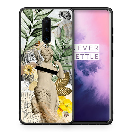 Θήκη OnePlus 7 Pro Woman Statue από τη Smartfits με σχέδιο στο πίσω μέρος και μαύρο περίβλημα | OnePlus 7 Pro Woman Statue case with colorful back and black bezels