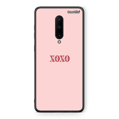 OnePlus 7 Pro XOXO Love θήκη από τη Smartfits με σχέδιο στο πίσω μέρος και μαύρο περίβλημα | Smartphone case with colorful back and black bezels by Smartfits