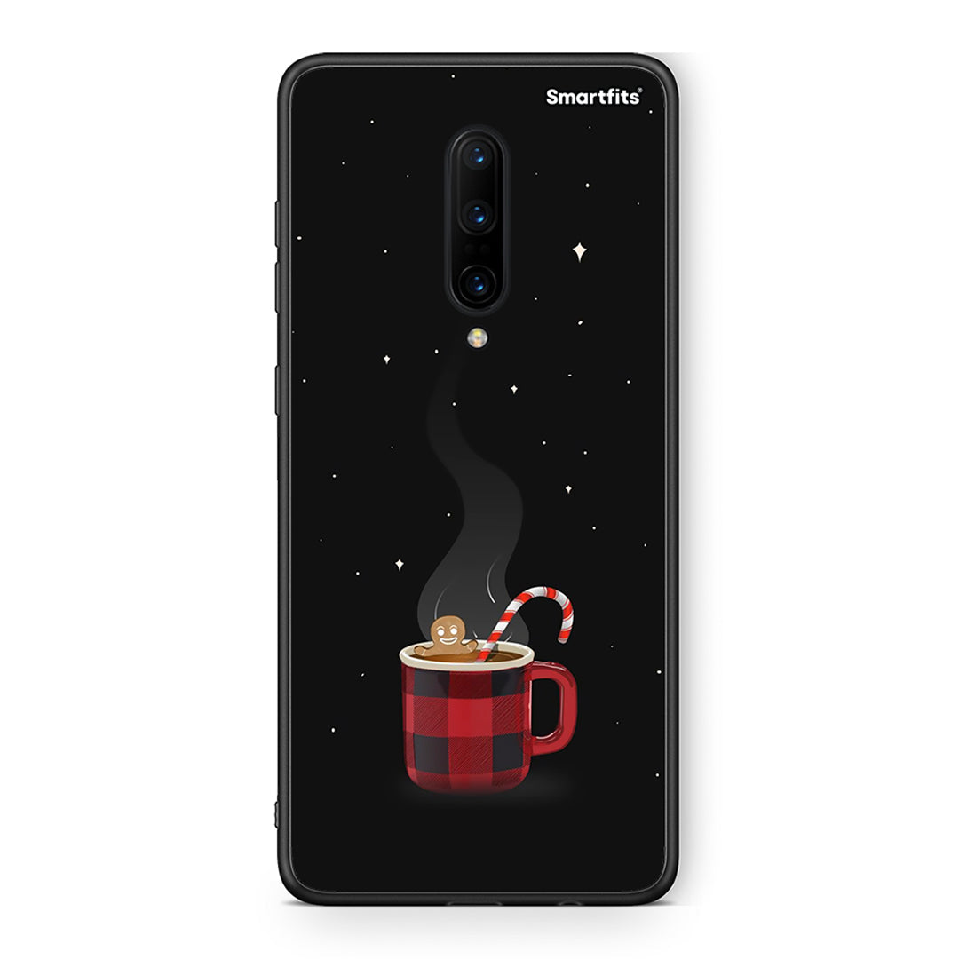 OnePlus 7 Pro Xmas Bathing θήκη από τη Smartfits με σχέδιο στο πίσω μέρος και μαύρο περίβλημα | Smartphone case with colorful back and black bezels by Smartfits