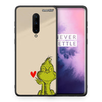 Thumbnail for Θήκη OnePlus 7 Pro Xmas Grinch από τη Smartfits με σχέδιο στο πίσω μέρος και μαύρο περίβλημα | OnePlus 7 Pro Xmas Grinch case with colorful back and black bezels