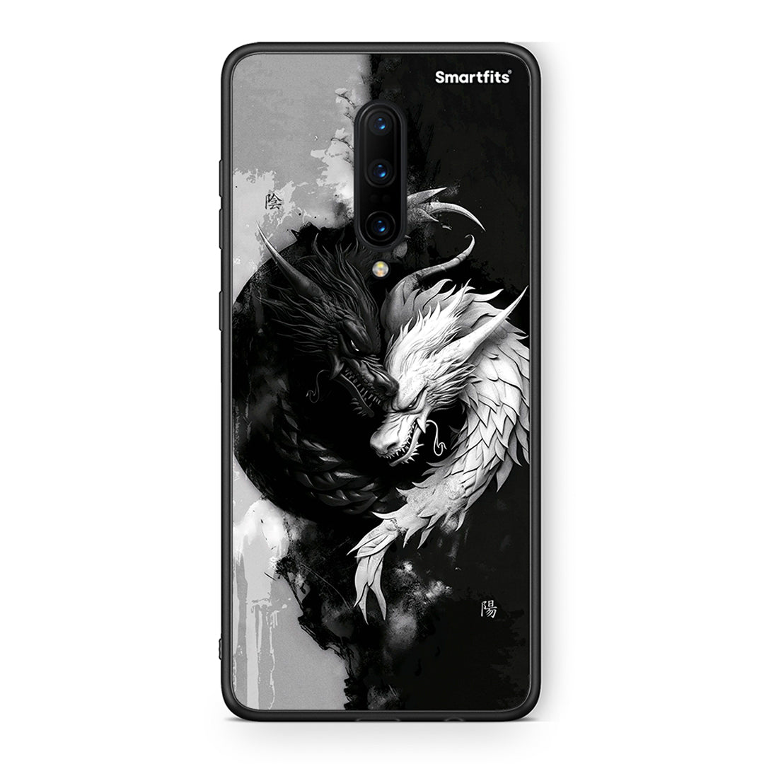 OnePlus 7 Pro Yin Yang Θήκη από τη Smartfits με σχέδιο στο πίσω μέρος και μαύρο περίβλημα | Smartphone case with colorful back and black bezels by Smartfits