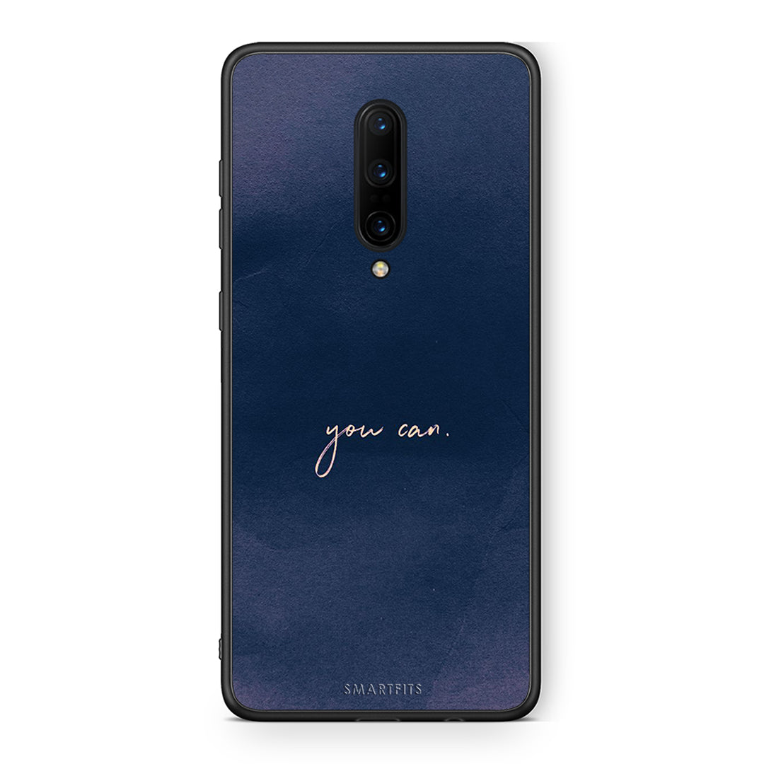 OnePlus 7 Pro You Can θήκη από τη Smartfits με σχέδιο στο πίσω μέρος και μαύρο περίβλημα | Smartphone case with colorful back and black bezels by Smartfits