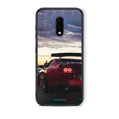 OnePlus 7 Racing Supra θήκη από τη Smartfits με σχέδιο στο πίσω μέρος και μαύρο περίβλημα | Smartphone case with colorful back and black bezels by Smartfits