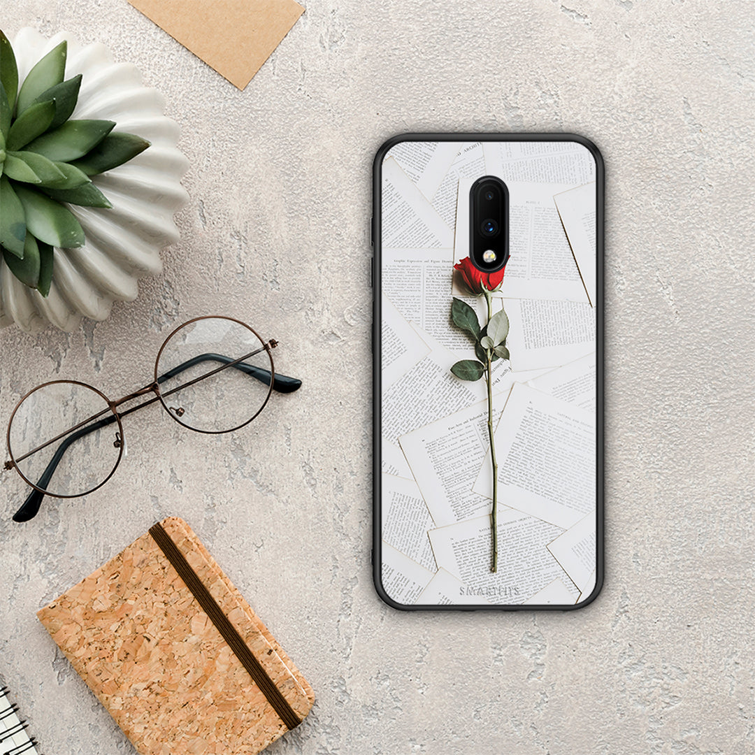 Red Rose - OnePlus 7 θήκη