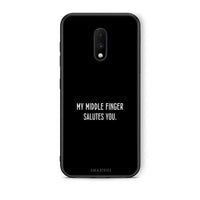 Thumbnail for OnePlus 7 Salute θήκη από τη Smartfits με σχέδιο στο πίσω μέρος και μαύρο περίβλημα | Smartphone case with colorful back and black bezels by Smartfits