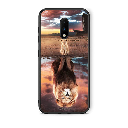 OnePlus 7 Sunset Dreams Θήκη Αγίου Βαλεντίνου από τη Smartfits με σχέδιο στο πίσω μέρος και μαύρο περίβλημα | Smartphone case with colorful back and black bezels by Smartfits