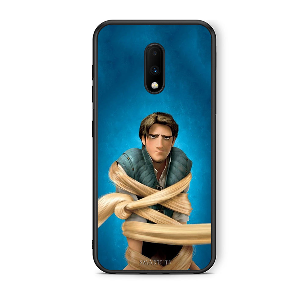 OnePlus 7 Tangled 1 Θήκη Αγίου Βαλεντίνου από τη Smartfits με σχέδιο στο πίσω μέρος και μαύρο περίβλημα | Smartphone case with colorful back and black bezels by Smartfits