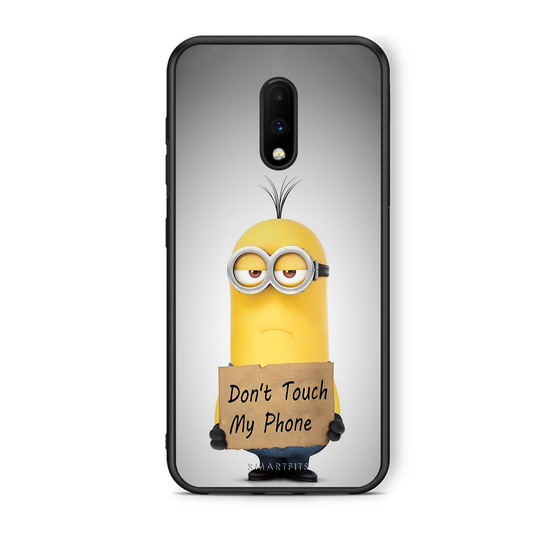 4 - OnePlus 7 Minion Text case, cover, bumper