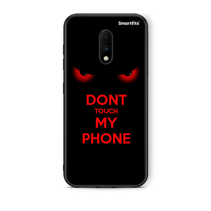 OnePlus 7 Touch My Phone Θήκη από τη Smartfits με σχέδιο στο πίσω μέρος και μαύρο περίβλημα | Smartphone case with colorful back and black bezels by Smartfits