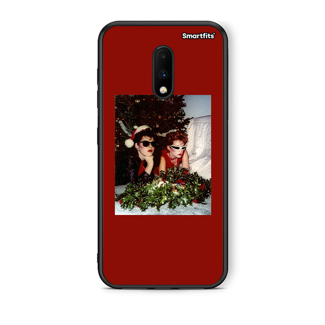 OnePlus 7 Waiting For Xmas θήκη από τη Smartfits με σχέδιο στο πίσω μέρος και μαύρο περίβλημα | Smartphone case with colorful back and black bezels by Smartfits