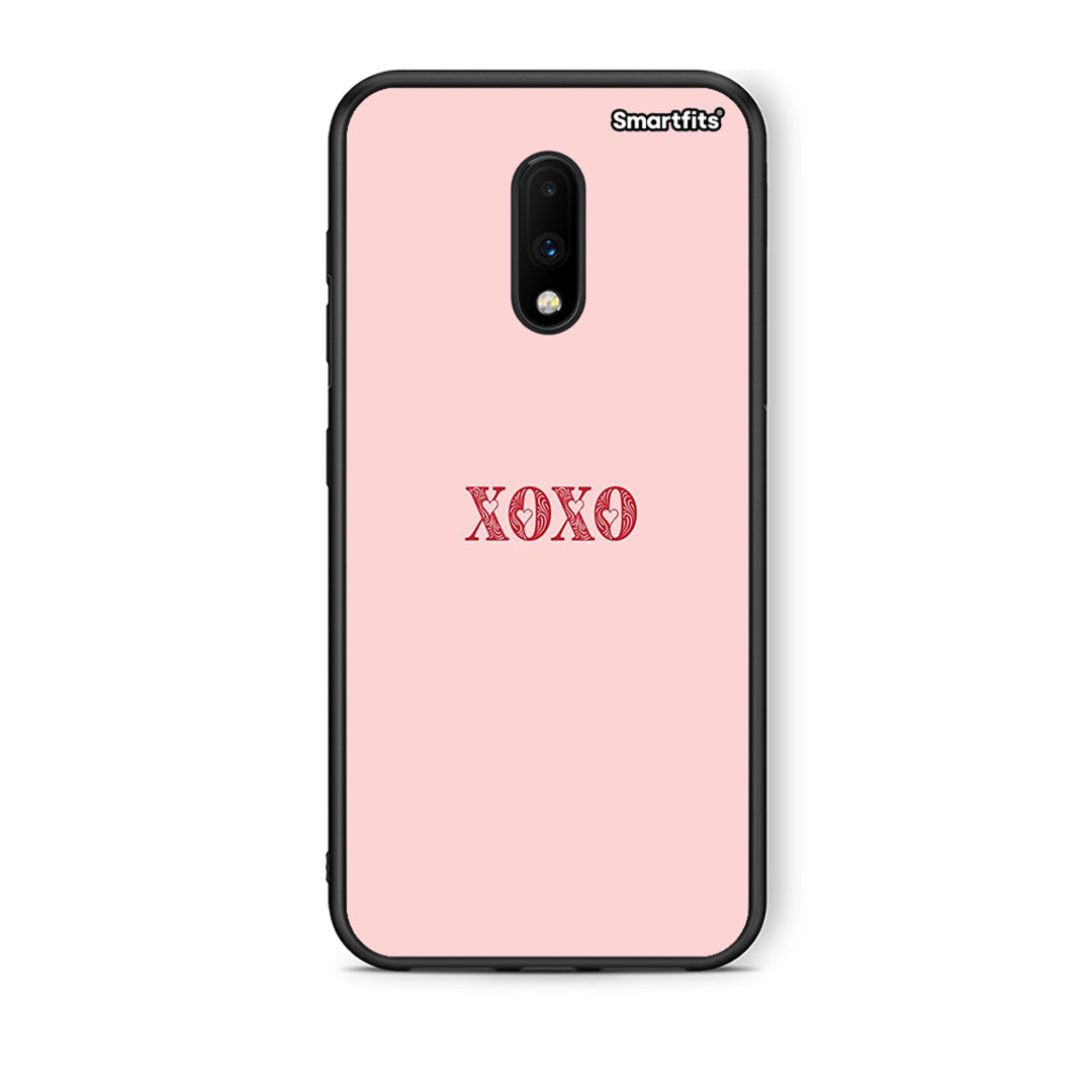 OnePlus 7 XOXO Love θήκη από τη Smartfits με σχέδιο στο πίσω μέρος και μαύρο περίβλημα | Smartphone case with colorful back and black bezels by Smartfits